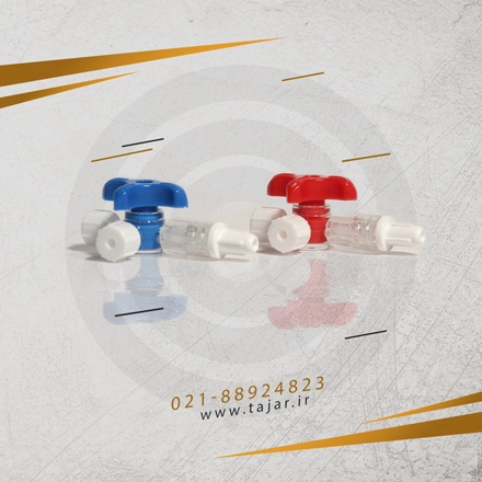 Injected blue and red tee